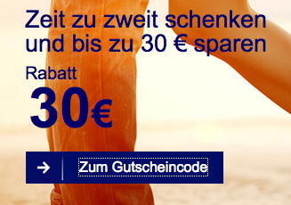 30 € Lufthansa Gutschein