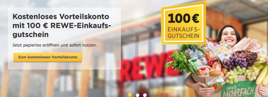 commerzbank vorteilskonto rewe einkaufsgutschein